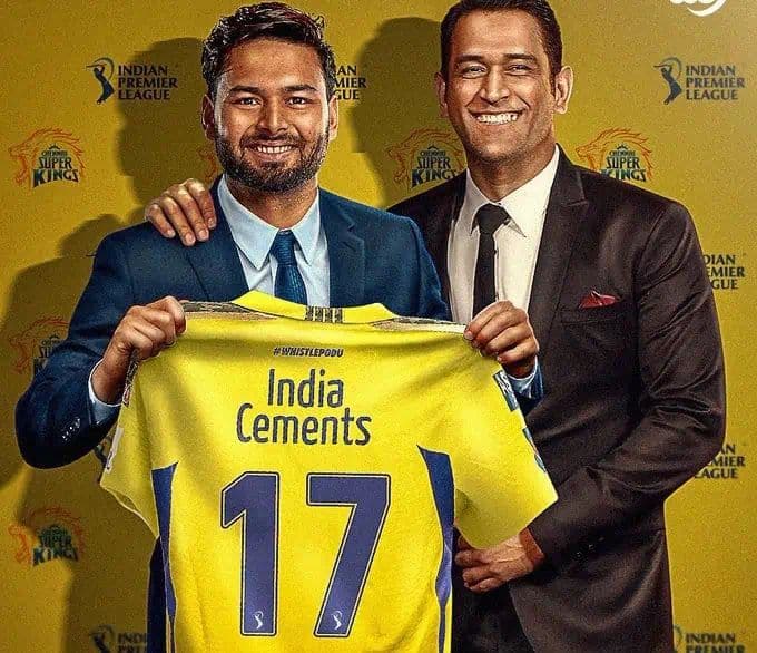 Join CSK Rishabh Pant