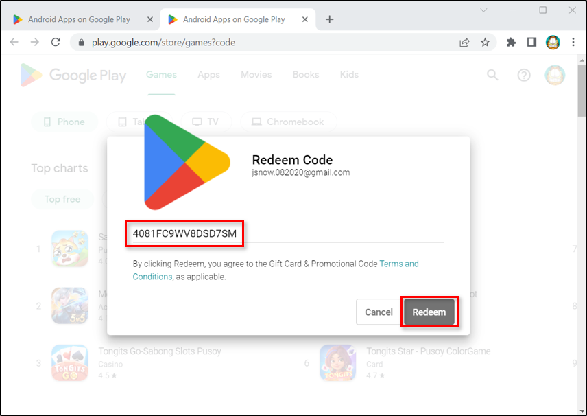 NEW Google Play Store Redeem Codes for Free in 2024