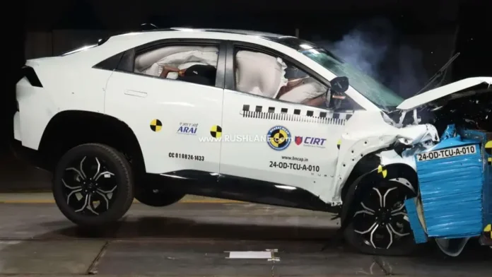 Tata Curvv ICE and EV Achieve 5-Star Safety Ratings in Bharat NCAP Crash Tests