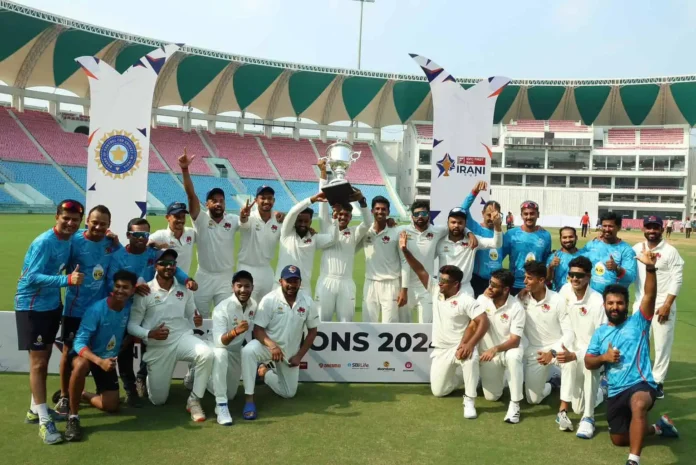 ईरानी कप Irani Cup : Mumbai Wins Irani Cup After 27 Years