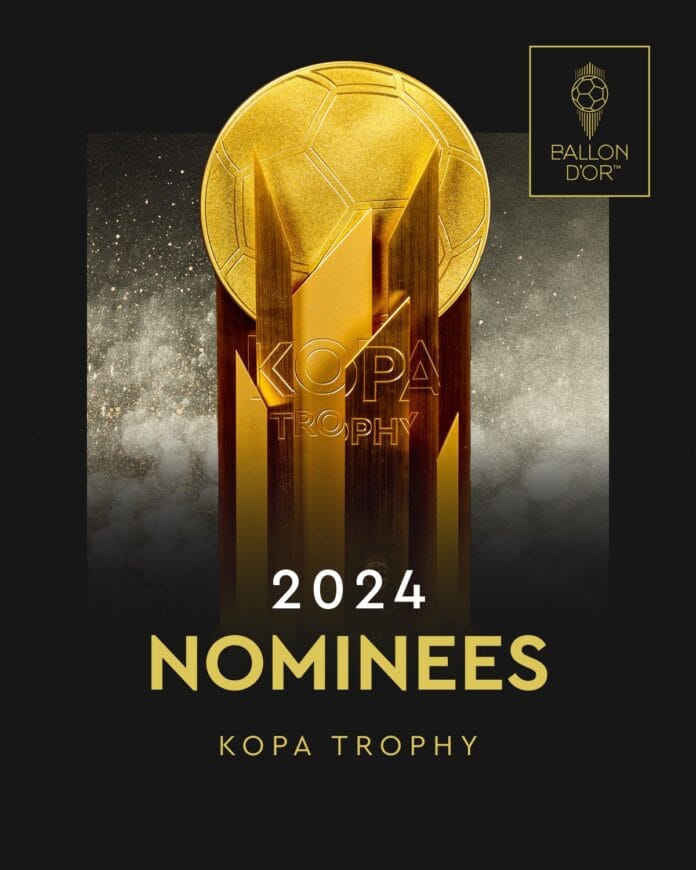 कोपा ट्रॉफी Kopa Trophy 2024: Top 10 nominees revealed ahead of Ballon d’or ceremony