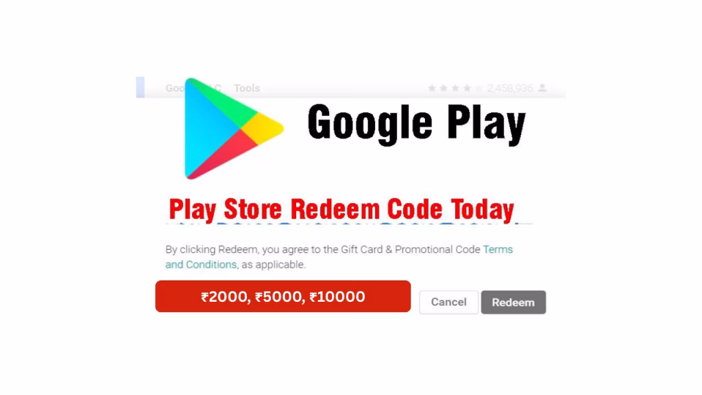 ₹2000 का Redeem Code: मुफ्त में पाएं Google Play Credit