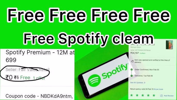 Flipkart Spotify Redeem
