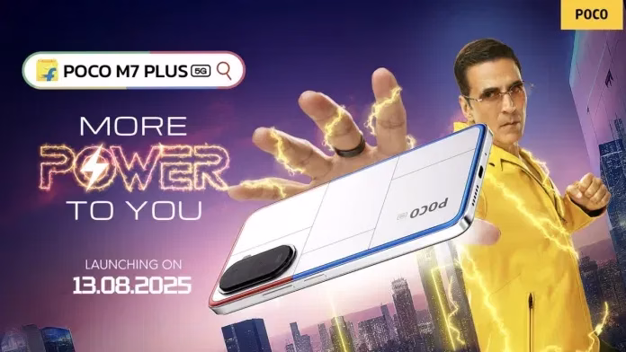 POCO M7 Plus 5G लॉन्च 13 अगस्त: 7000mAh बैटरी वाला धांसू फोन आ रहा है