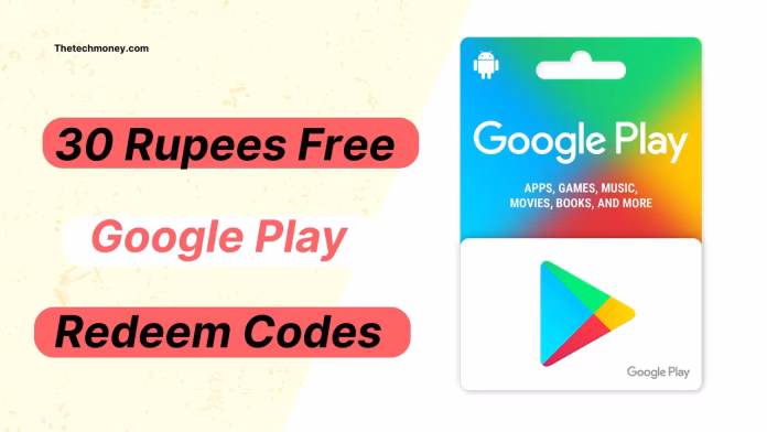 30 Rs Redeem Code Free