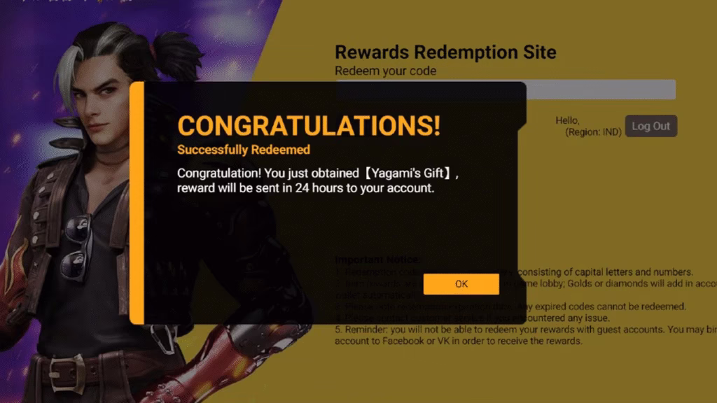 Free Fire Ka New Code Kya Hai Aaj Ka