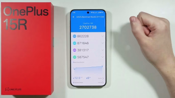 OnePlus 15R AnTuTu Score